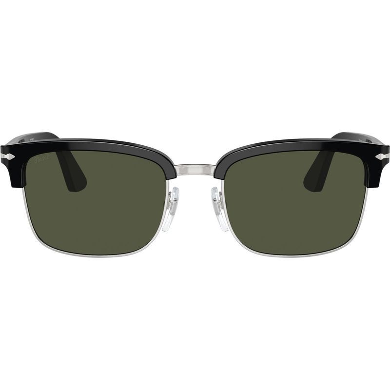 PO3327S - Black/Green Glass Lenses 54 Eye Size