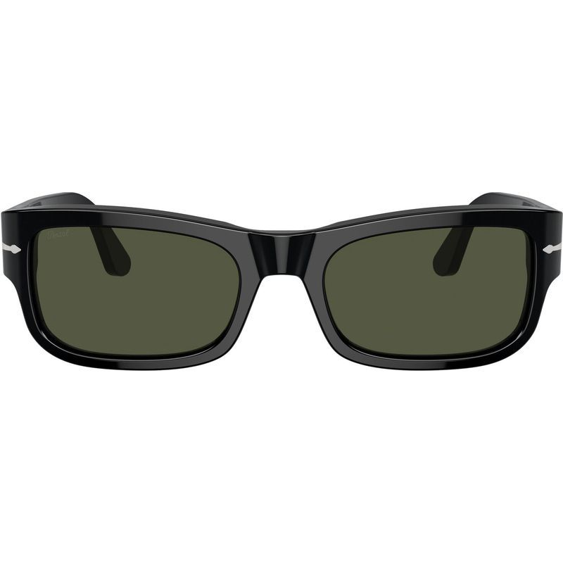 PO3326S - Black/Green Glass Lenses 57 Eye Size