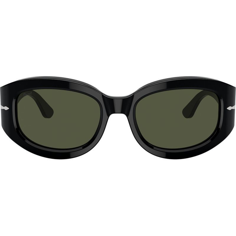 PO3335S - Black/Green Glass Lenses