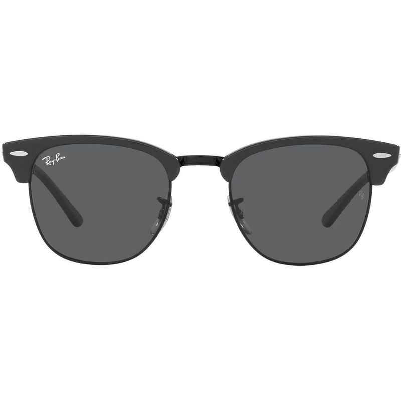 Clubmaster Classic RB3016 - Grey on Black/Dark Grey Glass Lenses 51 Eye Size